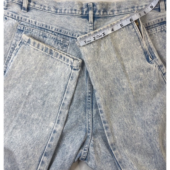 NWT Stefano Vintage High Waisted Acid Wash Jeans Womens Crop Denim 90s Style - Picture 5 of 11